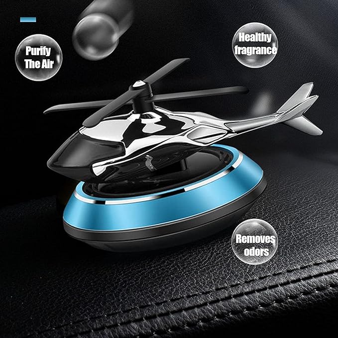 Solar Helicopter Car Air Freshener